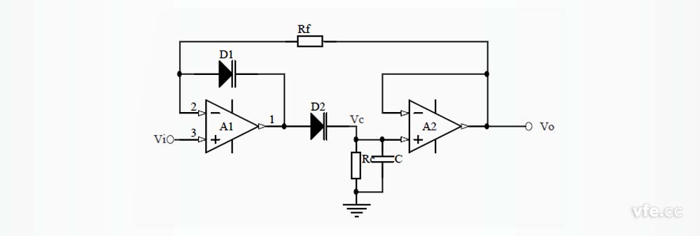 适用峰值检波电路