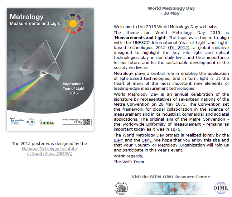 天下计量日主题