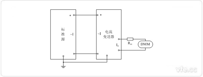 电流输出型电流变送器校准接线图