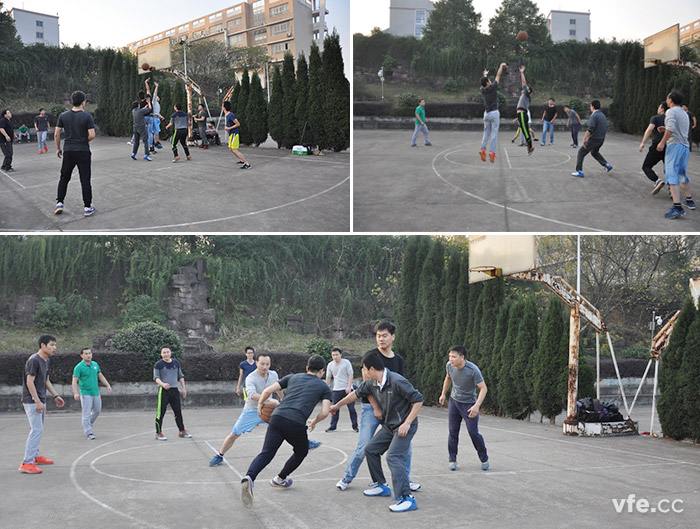 维多利亚老品牌vic电气睁开子母公司的篮球友谊赛