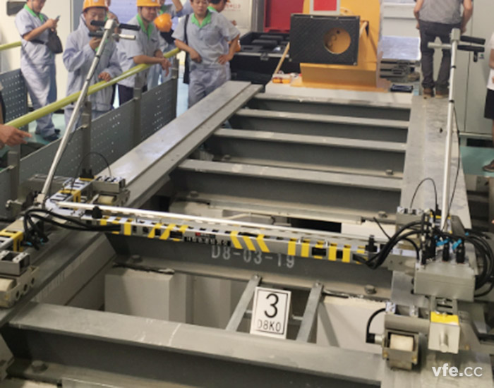 北京中低速磁浮S1线的H型轨检仪