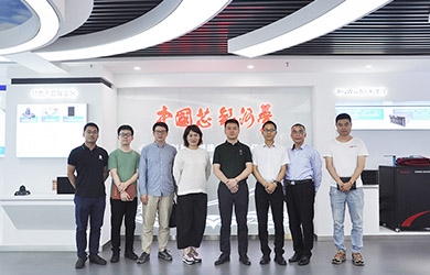 长沙经开区工业生长局向导莅临维多利亚老品牌vic电气检查指导